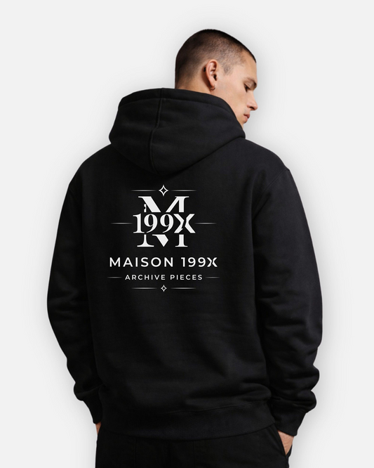 ARCHIVE HOODIE — NO. 1 [SEAL] — BLACK