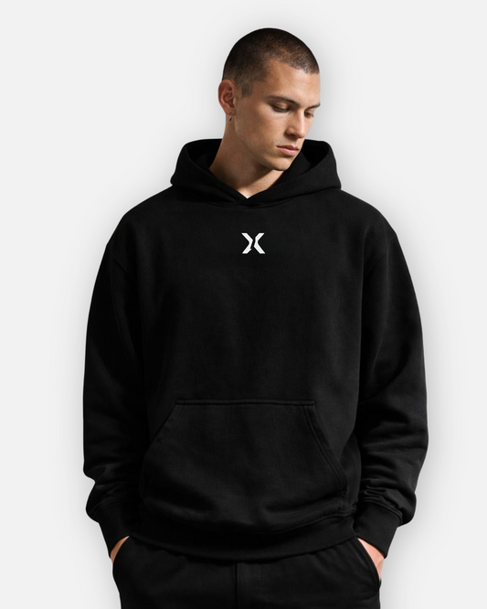 ARCHIVE HOODIE — NO. 1 [SEAL] — BLACK