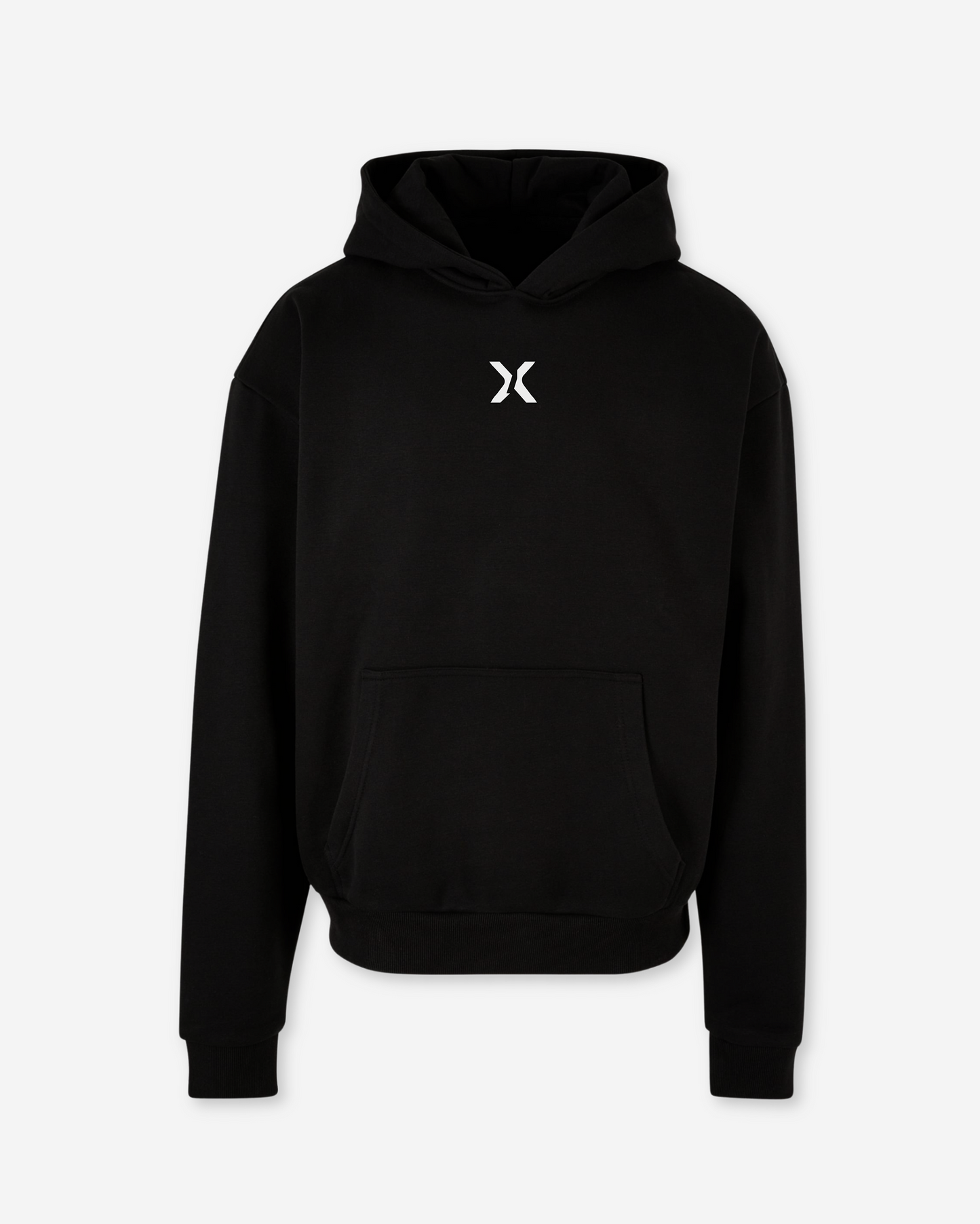 IDENTITY HOODIE — NO. 1 [X] — BLACK