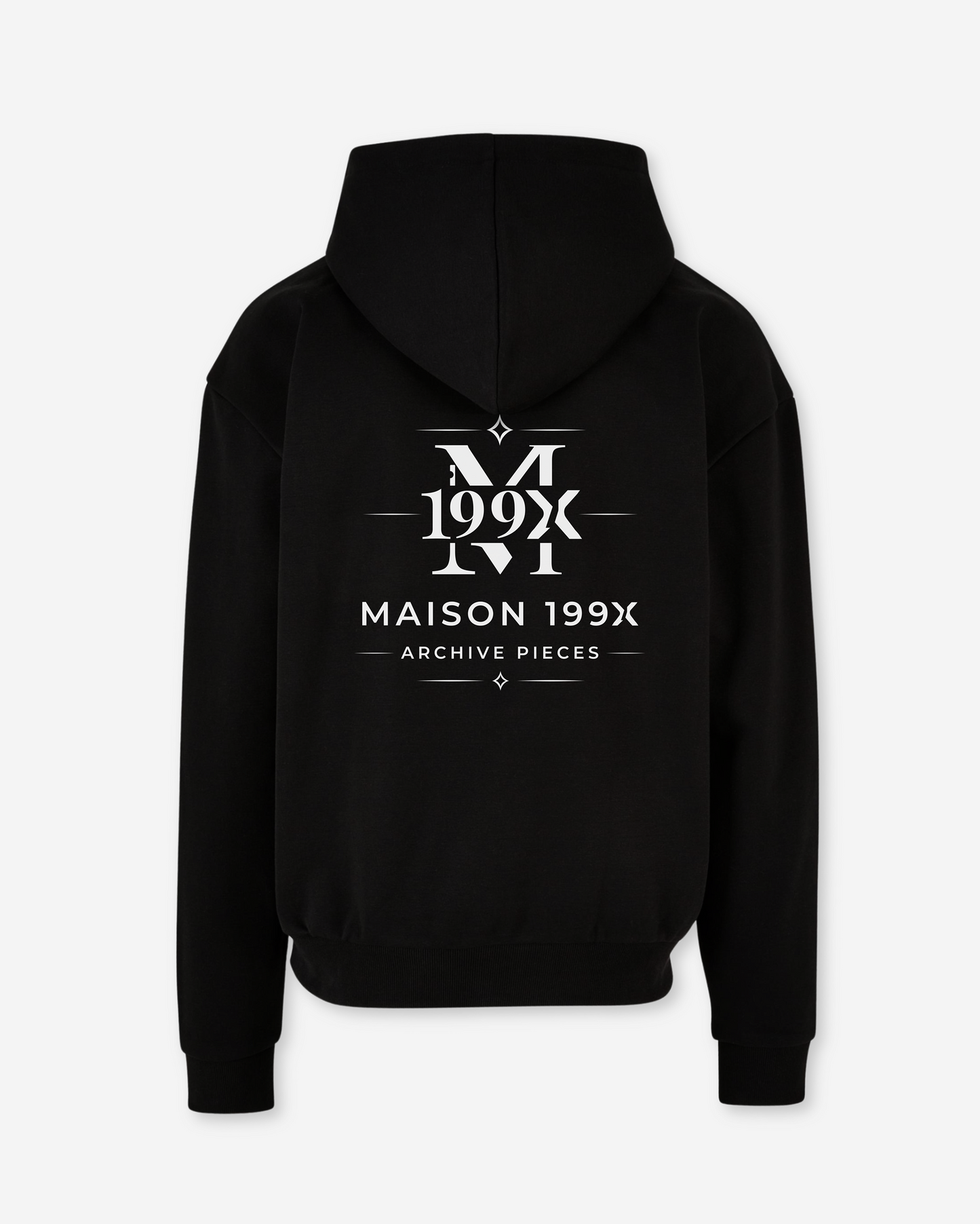 ARCHIVE HOODIE — NO. 1 [SEAL] — BLACK
