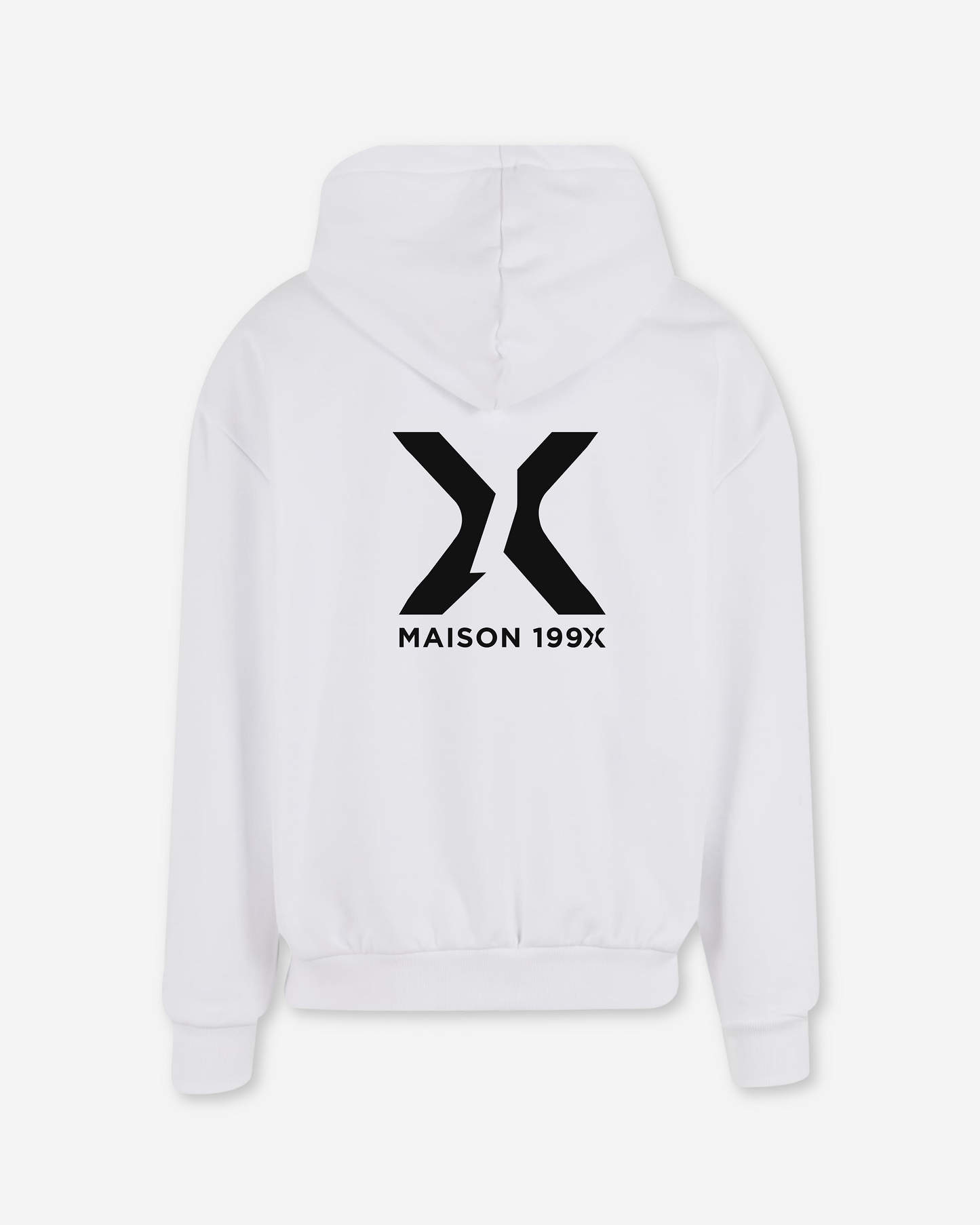 IDENTITY HOODIE — NO. 1 [X] — WHITE