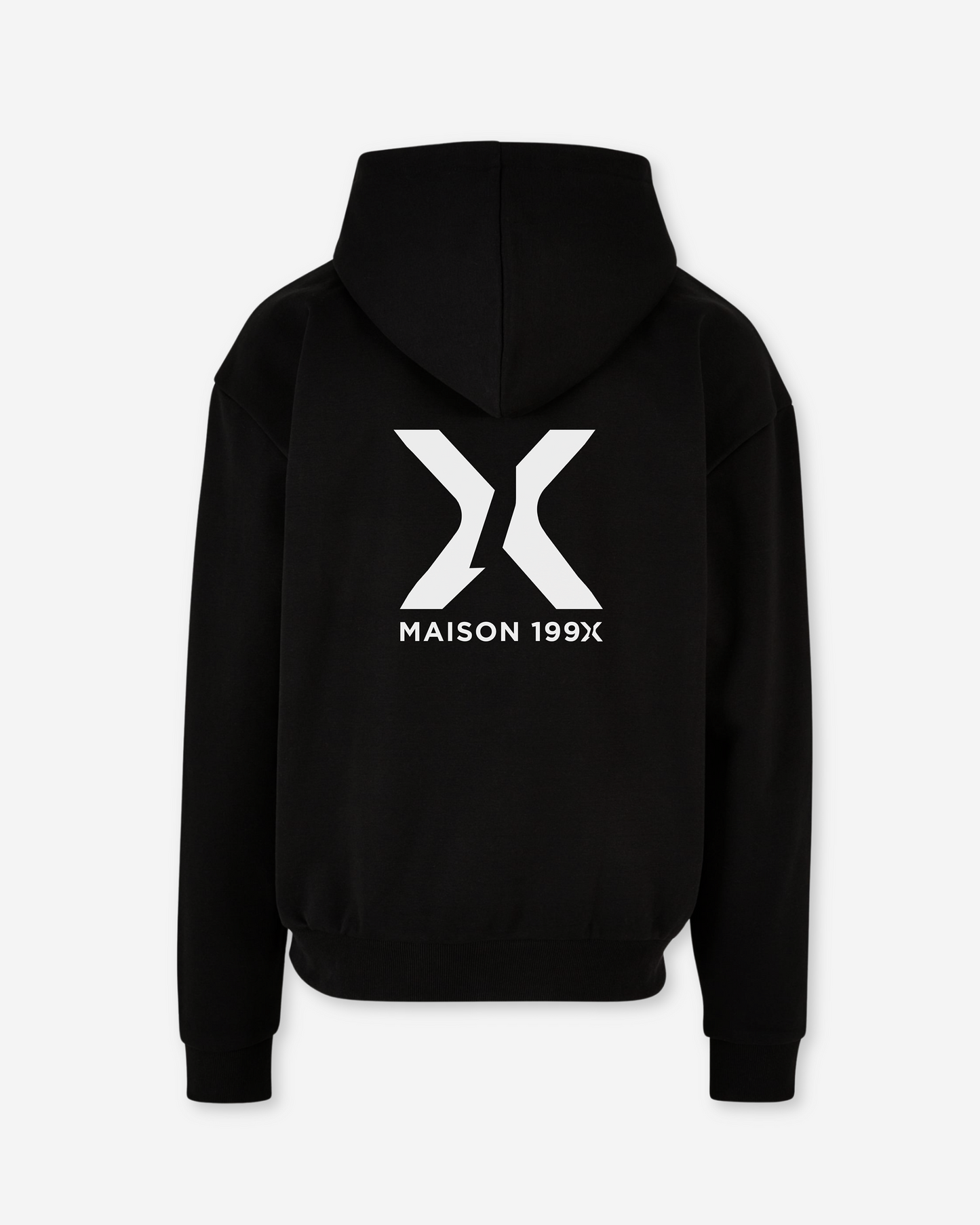 IDENTITY HOODIE — NO. 1 [X] — BLACK