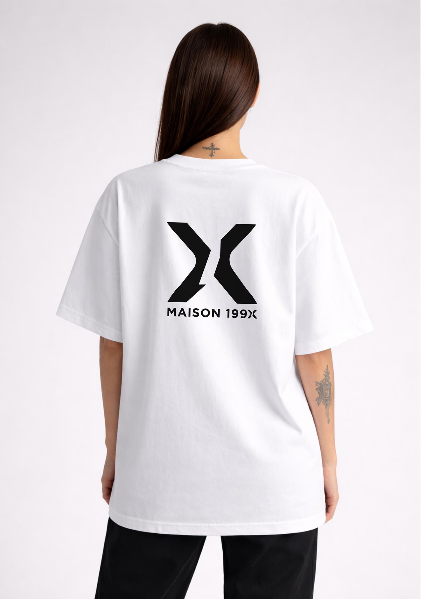 IDENTITY TEE — NO. 1 [X] — WHITE