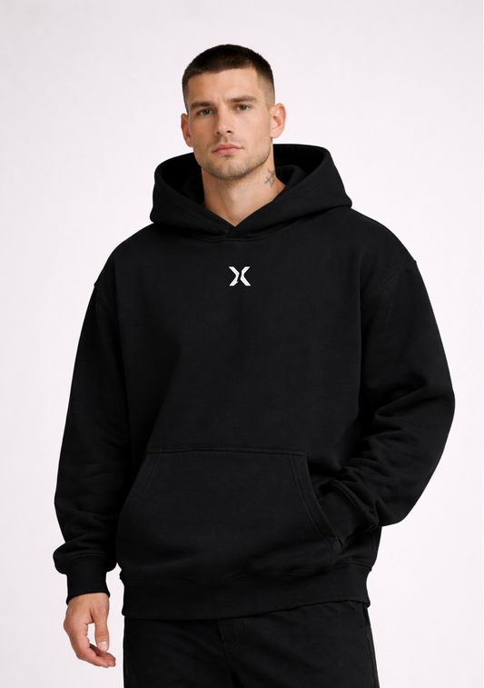ARCHIVE HOODIE — NO. 1 [SEAL] — BLACK
