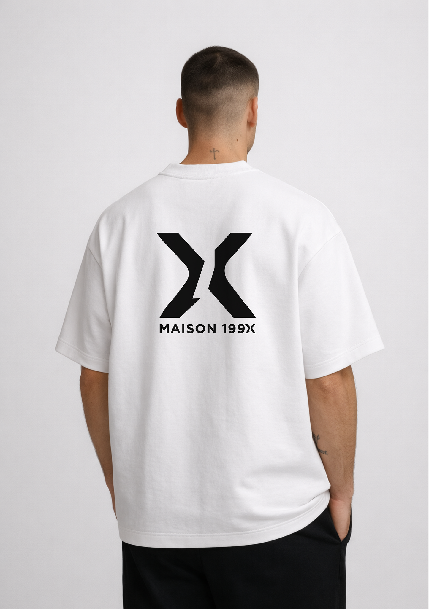 IDENTITY TEE — NO. 1 [X] — WHITE